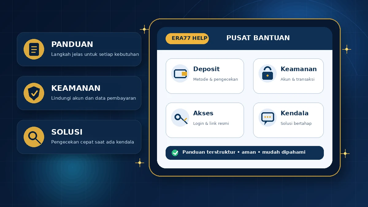 Era77 Help pusat panduan dan bantuan Era77